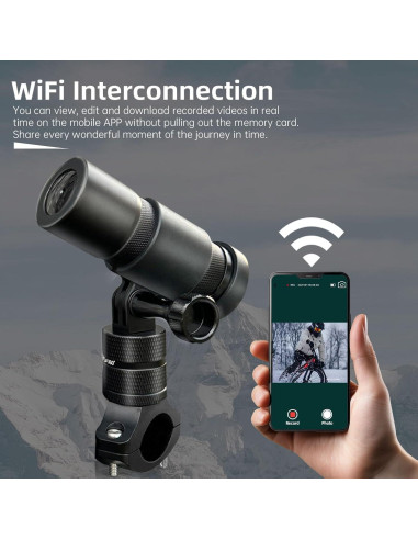 Cámara de Bicicleta VSYSTO D5K HD 1080P WiFi GPS a Prueba de Agua