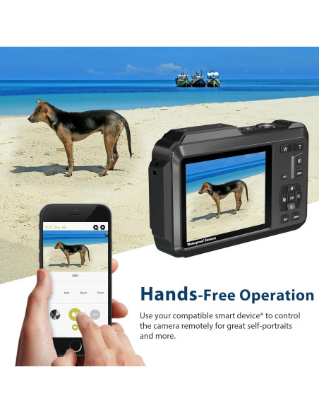 Cámara Submarina FARCODLE WP01-5K Negra 64MP 16X Zoom