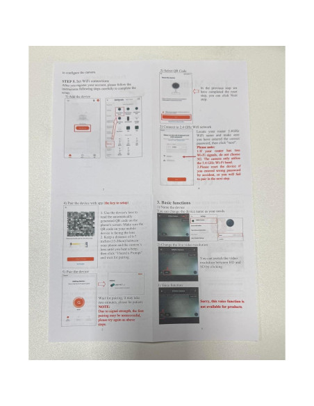 Cámara de Seguridad GXSSTO Nanny 1080P HD Detección Movimiento