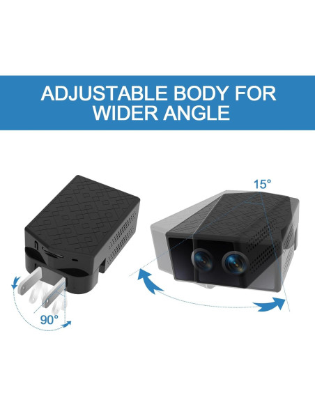 Cámara Inalámbrica Rettru 4K con Cargador USB y 64GB