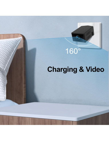 Cámara Inalámbrica Rettru 4K con Cargador USB y 64GB