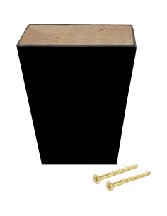 Patas de Madera Cuadradas ComfortStyle 10.2 cm Espresso Oscuro 2