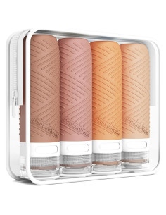 Botellas de Viaje PanLuoNais 3 Onzas Silicona Aprobadas TSA