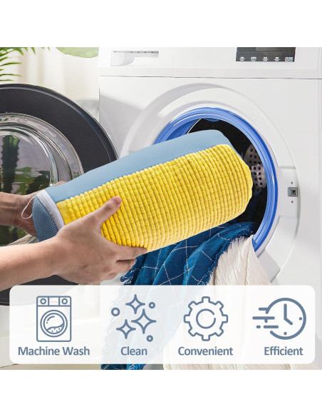 Bolsa de Lavadora de Zapatos LDYDGQMY Amarilla 38.1x19.05cm