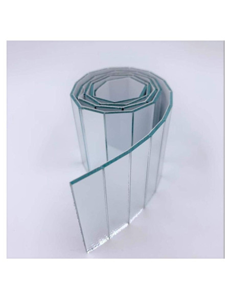 Azulejos Espejo Adhesivos NUO RUI 1.25cm x 5cm para Manualidades