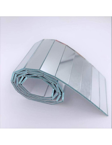 Azulejos Espejo Adhesivos NUO RUI 1.25cm x 5cm para Manualidades