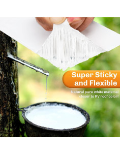 Cinta Selladora para Techo WELLUCK 5 cm x 15 m Impermeable UV 2