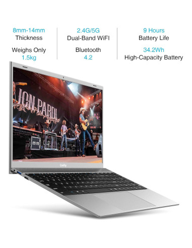 Laptop Coolby ZealBook 15.6" FHD IPS 8GB RAM 256GB SSD