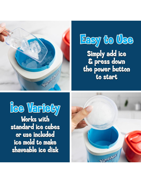 Máquina de Nieve Eléctrica Nostalgia 1.81L con Cuchillas de Acero