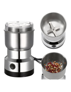 Molinillo de Café Eléctrico Multifuncional Acero Inoxidable 0.08kg