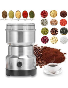 Molinillo de Café Eléctrico Multifuncional Acero Inoxidable 0.08kg 2