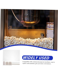 Panel Transparente para Máquina de Palomitas OSALADI 29x22.5cm 2