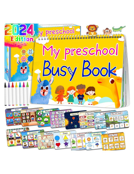 Libro Ocupado HeyKiddo para Niños 3+ Años, Actividades Educativas