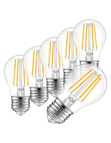 Bombilla LED A15 4W Regulable 2700K Blanco Cálido - Paquete de 6