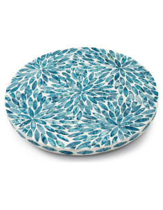 Bandeja Giratoria CLAYNIX de Madera 31.75 cm con Concha