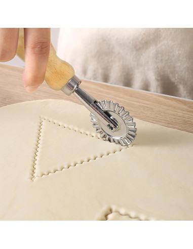 Juego de Sello de Ravioli Zeite - Molde Redondo, Cuadrado y Corazón