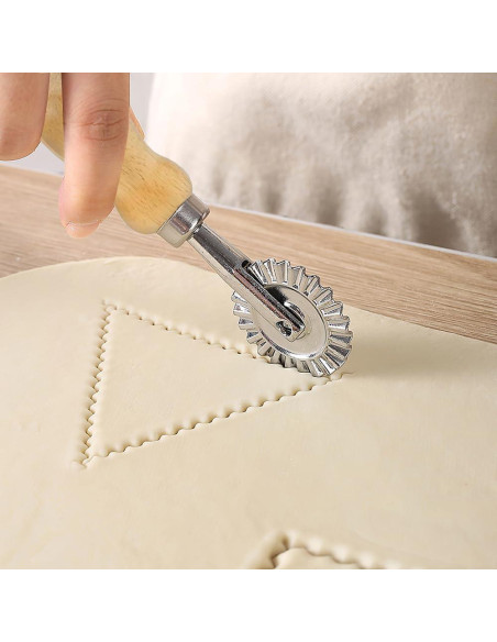 Juego de Sello de Ravioli Zeite - Molde Redondo, Cuadrado y Corazón