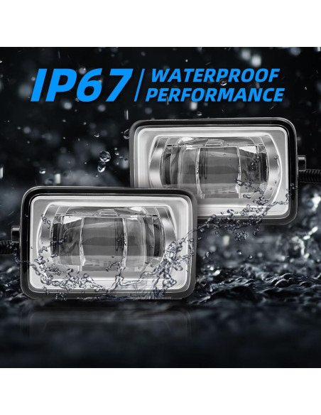Luces Antiniebla LED Wideep 2015-2020 F150/F250/F350 Bicolor