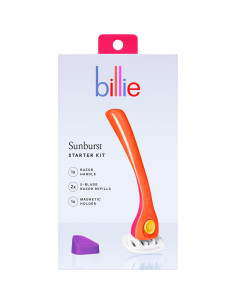 Kit de Afeitado Billie para Mujeres con 2 Recambios y Gel SkyFoam 2