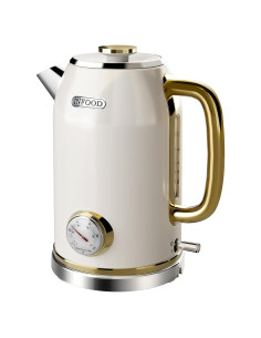Hervidor Eléctrico Retro INFOOD 1.8L Acero Inoxidable 1200W