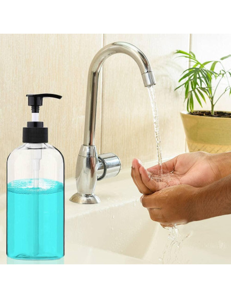 Botellas de Bomba de Plástico Vioetry 4 Paquetes 500ml