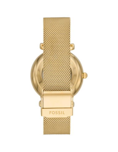 Reloj automático Fossil Carlie 35mm acero inoxidable dorado