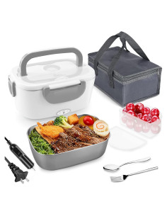 Calentador de Comida Eléctrico FVW 1.5L Portátil 110V/12V/24V