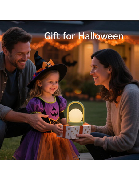 Lámpara Nocturna LED Vivilumens Verde Táctil Recargable 13cm