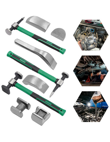 Juego de Herramientas de Reparación de Carrocería KONKENIE 9 Piezas