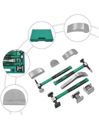 Juego de Herramientas de Reparación de Carrocería KONKENIE 9 Piezas