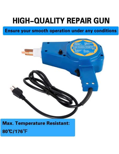 Kit de Soldador de Perno Futchoy 800VA 110V con Accesorios