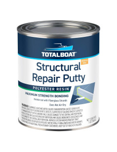 Masilla Estructural de Poliéster TotalBoat - Kit de Galón para Barcos