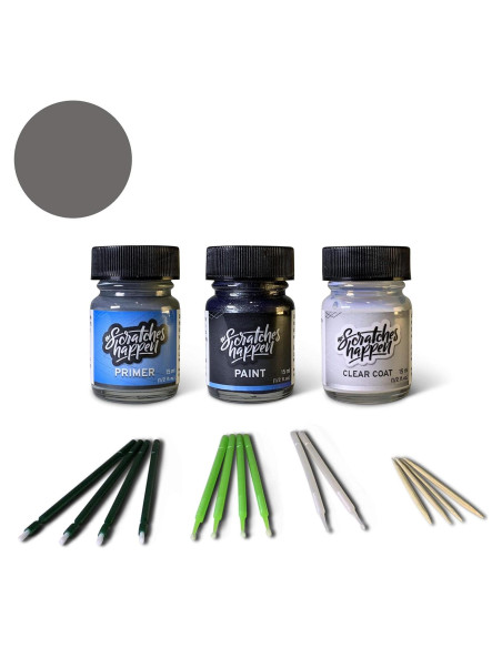 Kit de Pintura de Retocado ScratchesHappen 44ml Plata Metálica