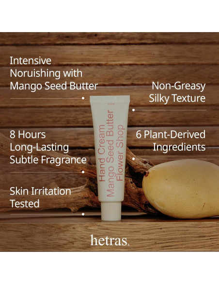 Crema de Manos Hidratante HETRAS 48g - Aroma Floristería