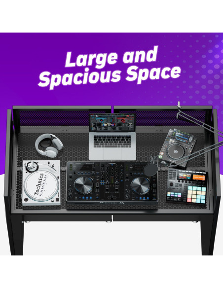 Cabina DJ Plegable YooKoo YK-DJB con Cortinas y Soporte