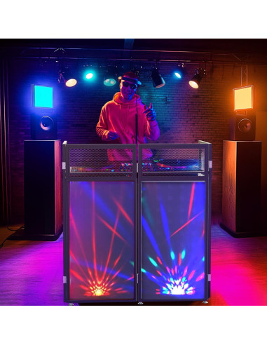 Cabina DJ Plegable YooKoo YK-DJB con Cortinas y Soporte