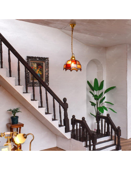 Lámpara Miniatura Clásica iLAND 1/12 Rejilla de Mosaico