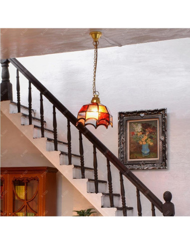 Lámpara Miniatura Clásica iLAND 1/12 Rejilla de Mosaico