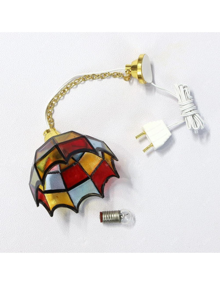 Lámpara Miniatura Clásica iLAND 1/12 Rejilla de Mosaico