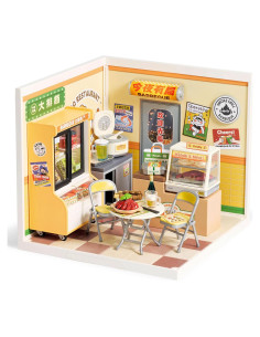 Rolife Super Creator Miniatura Puesto de Comida Chino 16.5x16.5x15.2 cm