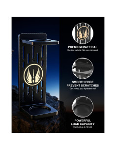 Soporte de Pared para Sable de Madera MyKEEPOW - Patrón 01 2