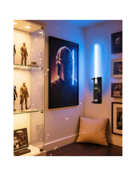 Soporte de Pared para Sable de Madera MyKEEPOW - Patrón 01