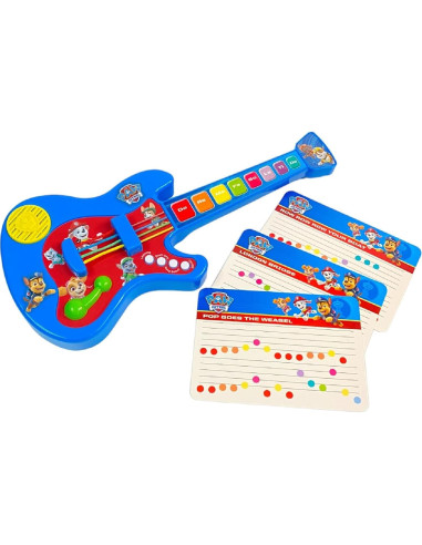Guitarra Electrónica Paw Patrol - Juguete Musical Educativo 3+