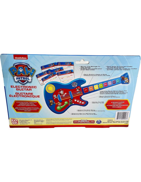 Guitarra Electrónica Paw Patrol - Juguete Musical Educativo 3+