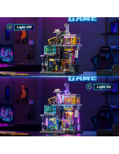 Conjunto de Ladrillos de Iluminación Cyberpunk LUMIBRICKS 2580 Pcs 2