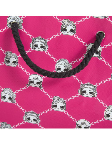 Juego de 2 Cubos de Almacenamiento LOL Surprise Rosa 33x33x33 cm
