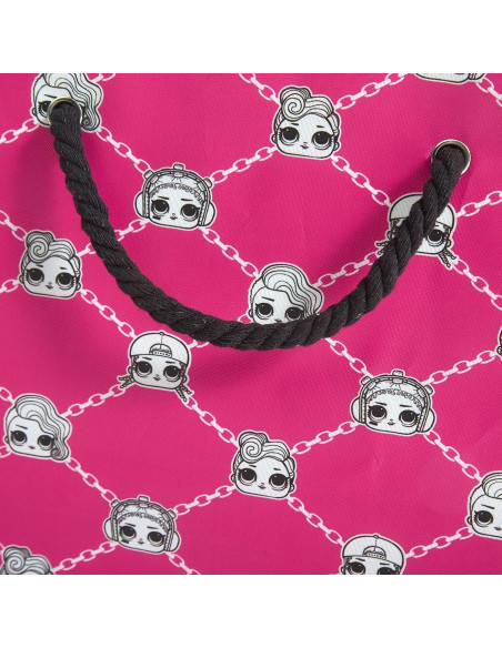 Juego de 2 Cubos de Almacenamiento LOL Surprise Rosa 33x33x33 cm