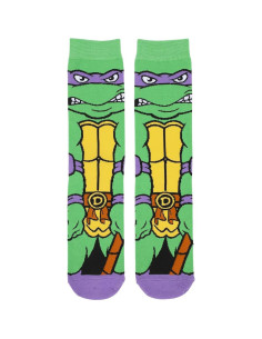 Calcetines de tripulación Animigos Tortugas Ninja Donatello 2