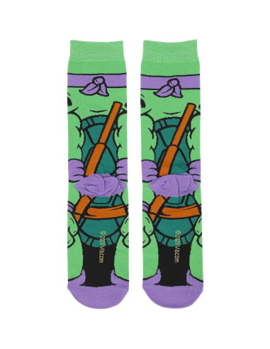 Calcetines de tripulación Animigos Tortugas Ninja Donatello