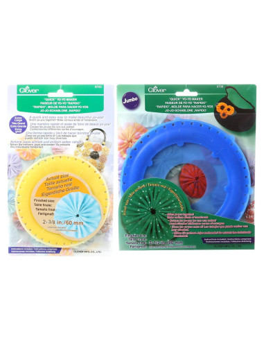 Hacedores de Yo-Yo Rápidos Clover - 2 Piezas Extra Grande y Jumbo